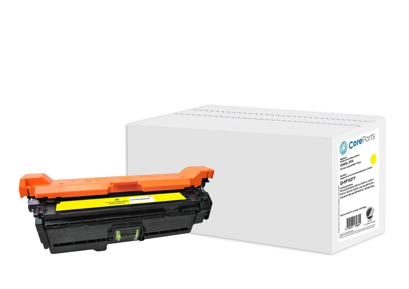 Coreparts Toneris Quality Imaging Geltonasis pakeitimas 507A (QI-HP1027Y)