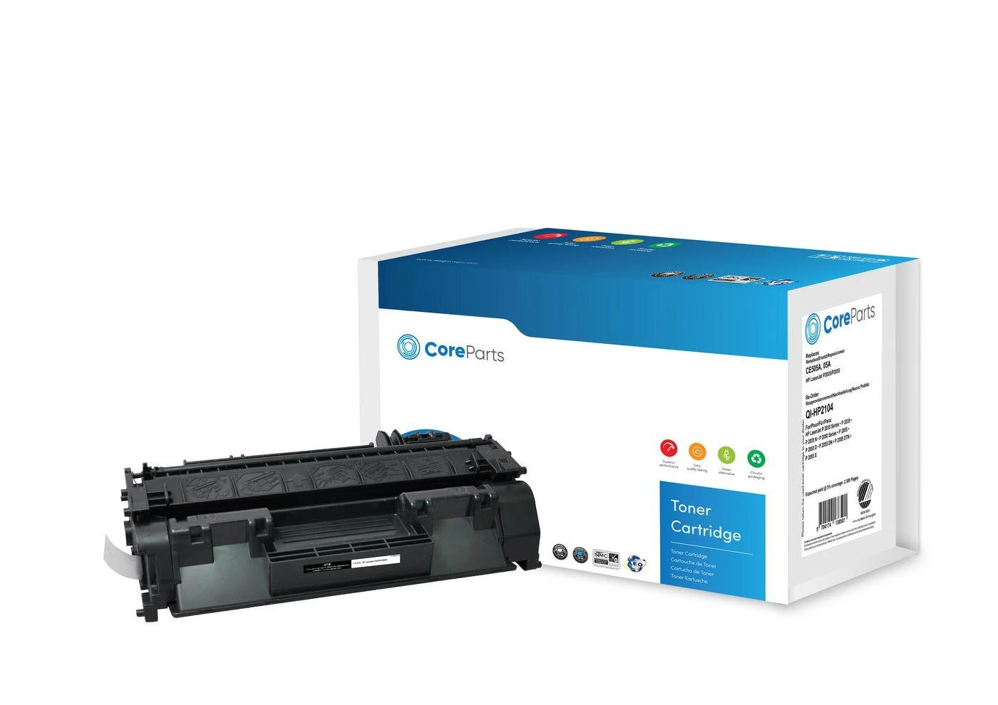 Coreparts Toneris Quality Imaging Juodas Zamiennik 05A (QI-HP2104)