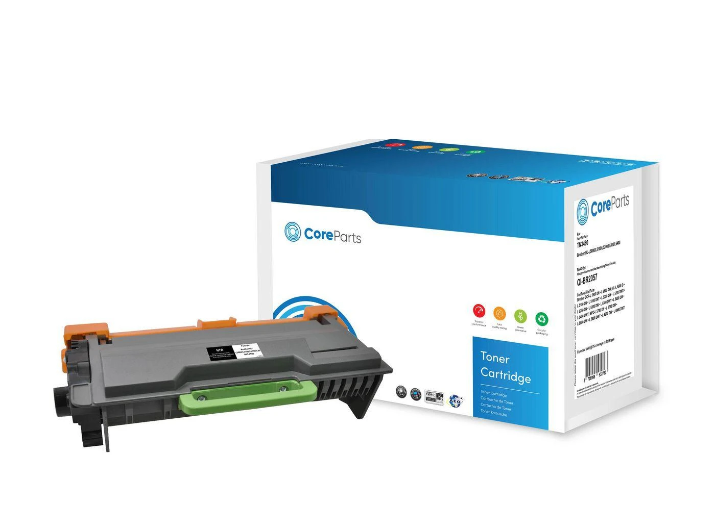 Coreparts Toneris Quality Imaging Juodieji pakaitalai TN- 3480 (QI- BR2057)