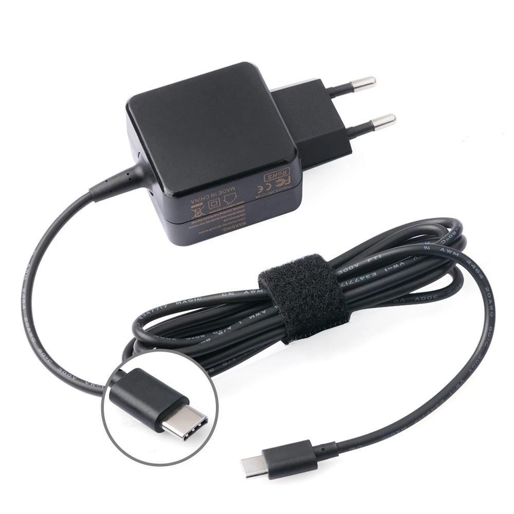USB-C maitinimo adapteris su laidu