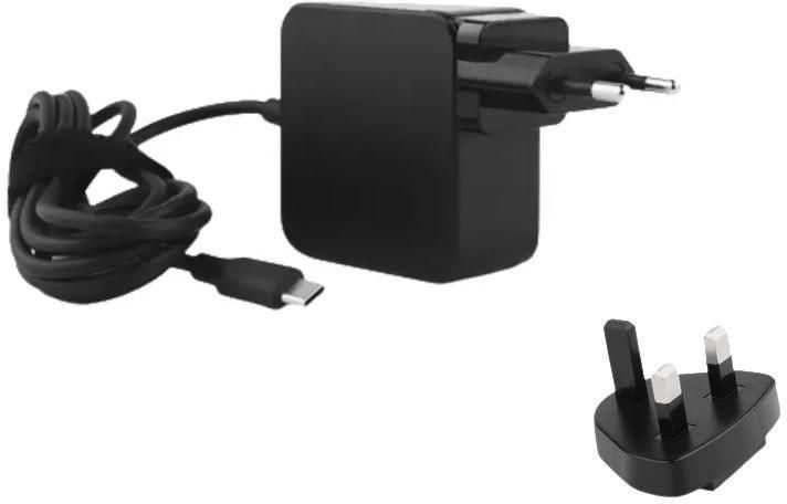 Coreparts „MicroBattery“ nešiojamojo kompiuterio maitinimo adapteris 65 W, USB-C, 3,2 A, 20 V (MBXUSBC-AC0002)