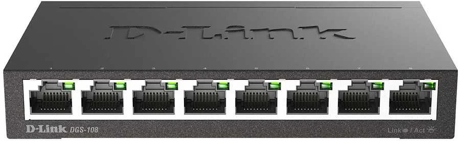 Šakotuvas D-Link DLINK DGS-108/E 8 prievadų Gigabit jungiklis