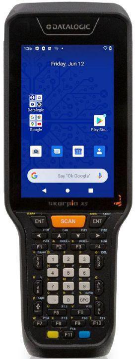 Terminal sieciowy Datalogic Datalogic Skorpio X5 terminal 10,9 cm (4.3'') 800 x 480 px Ekran dotykowy 665 g Juodas