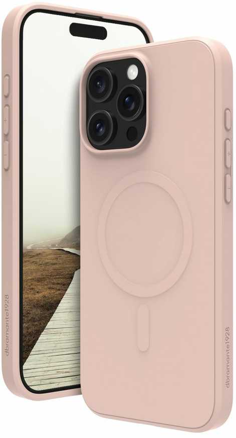 Dėklas D Bramante dbramante1928 Greenland Pro MS - obudowa ochronna do iPhone 16 Pro Max kompatybilna su MagSafe (pink sand)