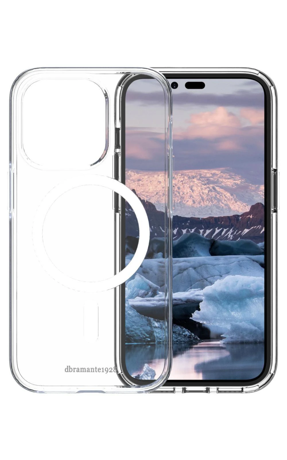 Dbramante1928 Dėklas dbramante 1928 Iceland Pro MagSafe skirtas Apple iPhone 14 Pro skaidrus
