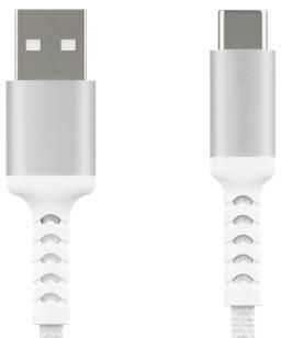 dbramante1928 – pintas „Re-Charge Pro“ laidas – USB-A į USB-C, 1,2 m – baltas