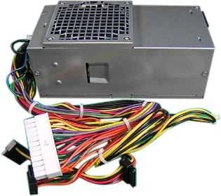 Dell 250 W stalinio kompiuterio maitinimo šaltinis su ATX ir SATA jungtimis