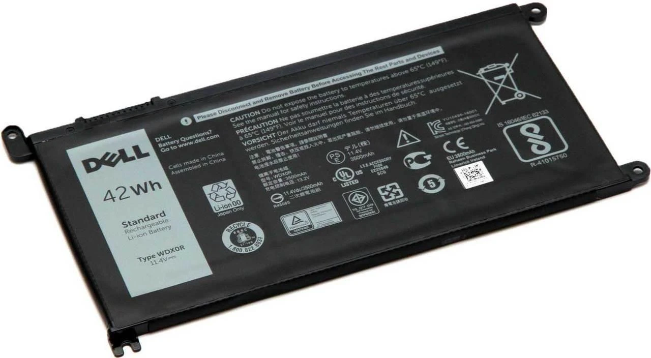 „Dell“ 42 Wh 3 elementų ličio jonų akumuliatorius (T2JX4)