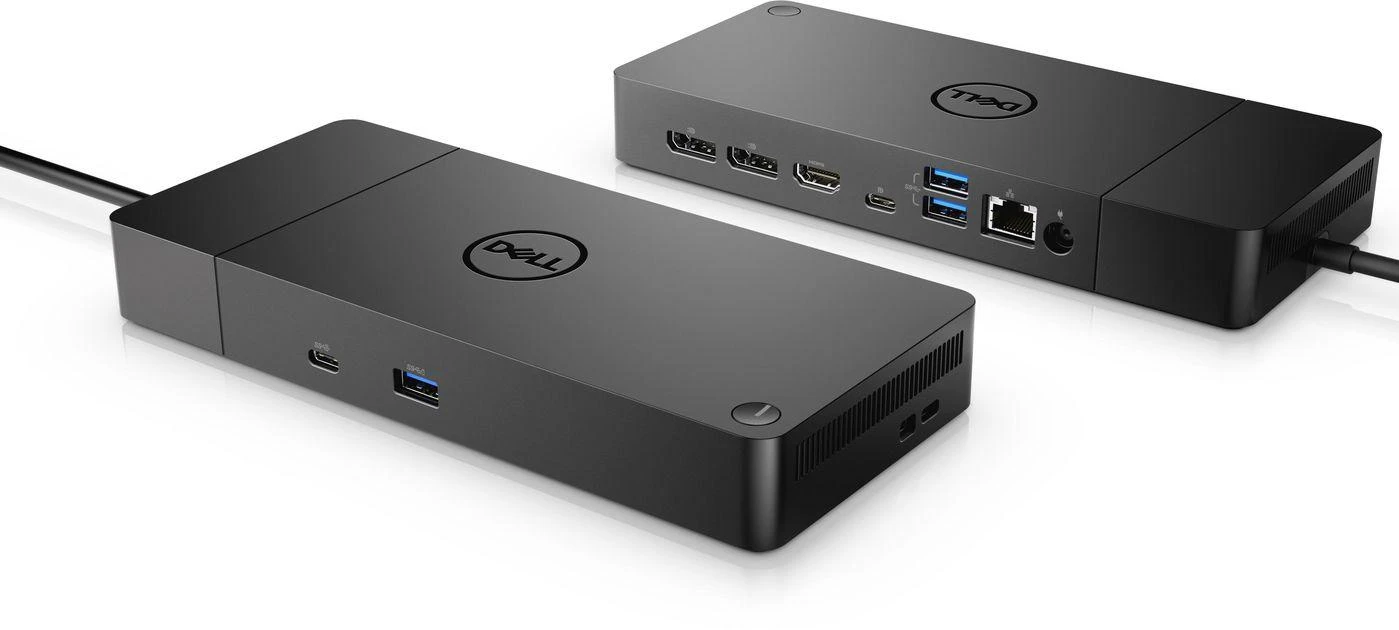 Dell WD19S doko stotelė su jungčių vaizdu