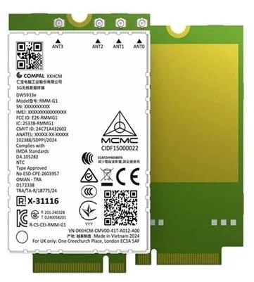 „Dell“ 5g belaidis modemas dw5933e