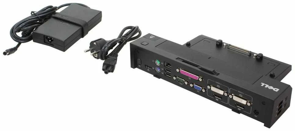 Dell E-Port Plus replikatorius su maitinimo bloku