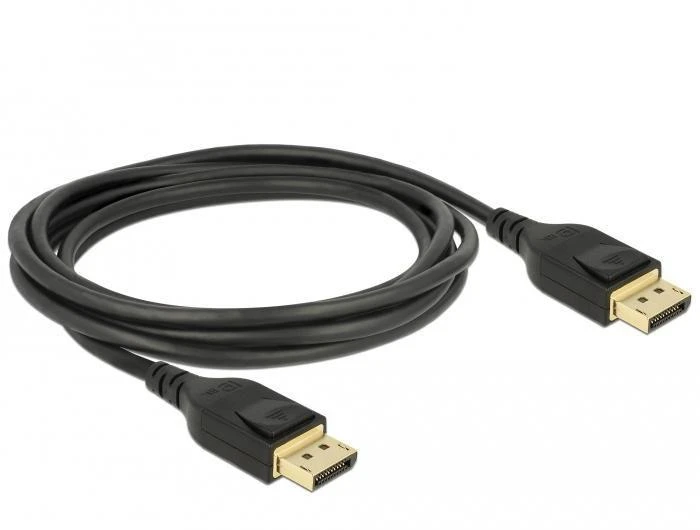 Delock Cable Displayport 1.4 vyriškas daugiau Displayport vyriškas (20 kontaktų) 8K 5m