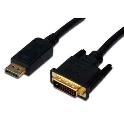 Assmann Electronic ASSMANN adapterio laidas DisplayPort 1.2 DVI-D 24+1 M/M skaitmeninis Full HD Dual Link 2m maks. 2560x1600