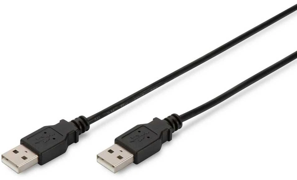 Kabelis USB Digitus USB-A - USB-A 5 m Juodas (AK-300101-050-S)