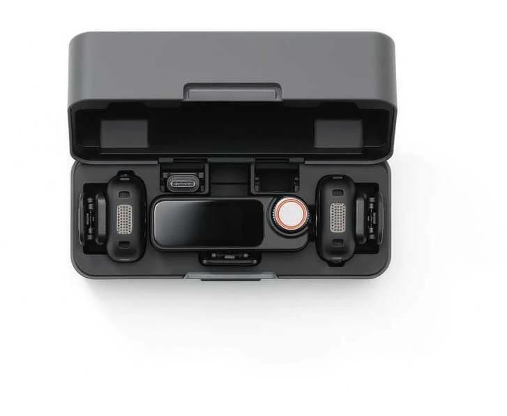 DJI Mic 3 (2 siųstuvai + 1 imtuvas + įkrovimo dėklas)