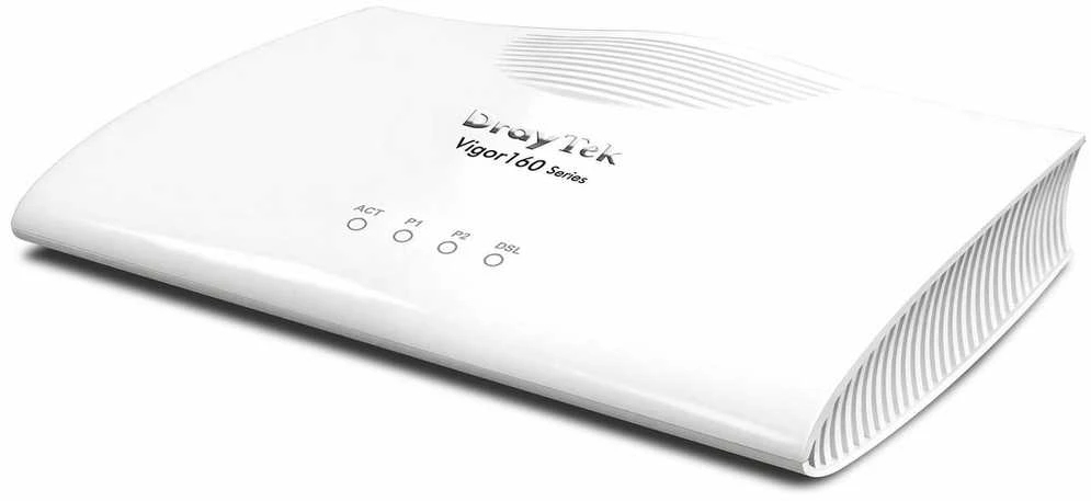 Maršrutizatorius DrayTek Vigor 167 VDSL2 Super Vectoring Modem VDSL2/ADSL2+ Modem DE-AT-CH baltas