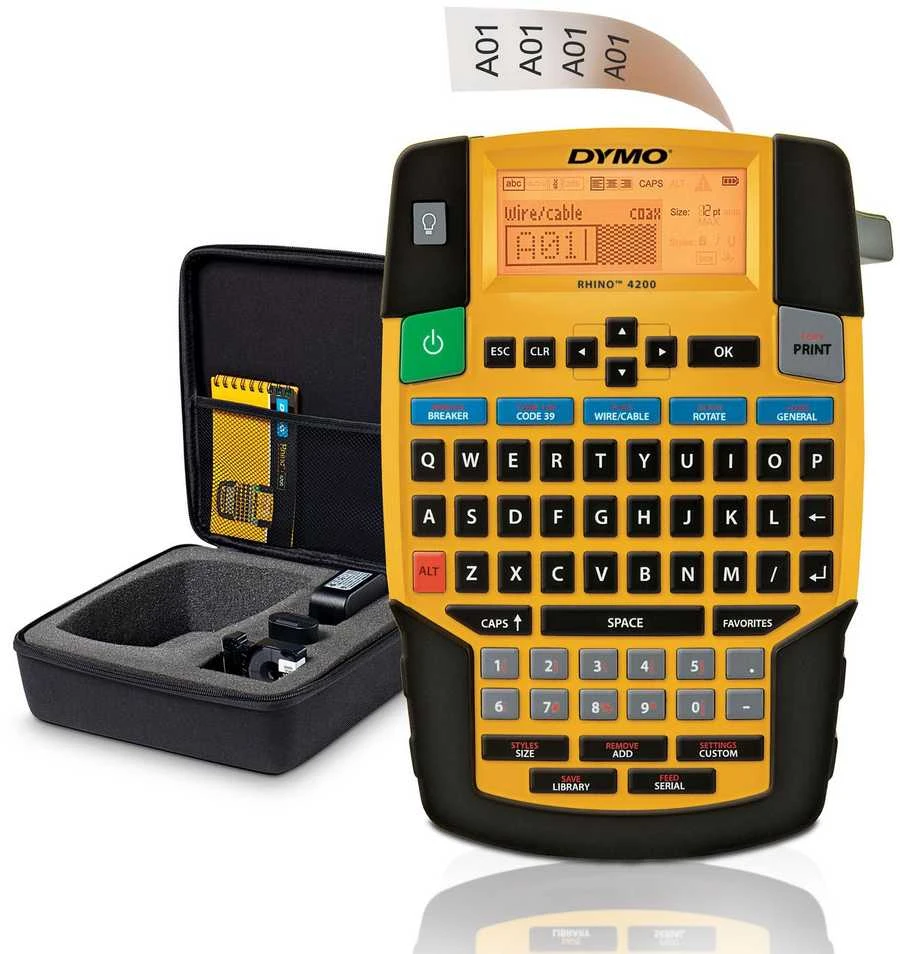 DYMO Rhino 4200 etikečių spausdintuvas Perkėlimas terminiu būdu Bevielis QWERTY