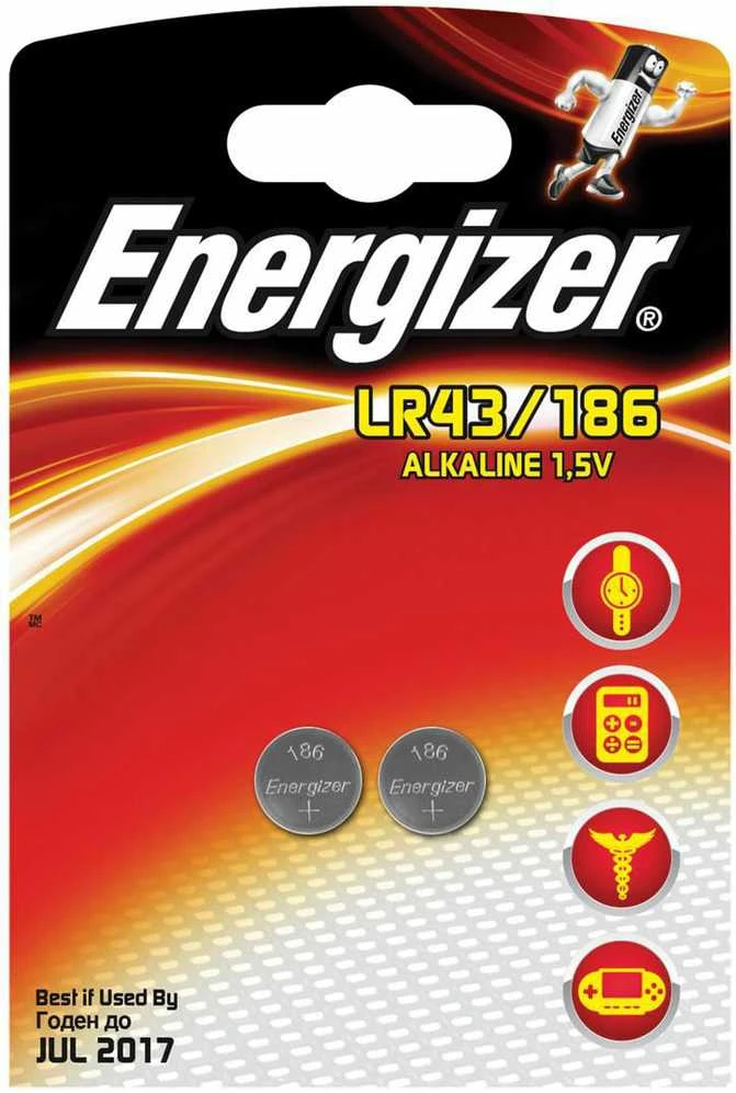 Baterija ALKALICZNA BAT-LR43*P2 ENERGIZER
