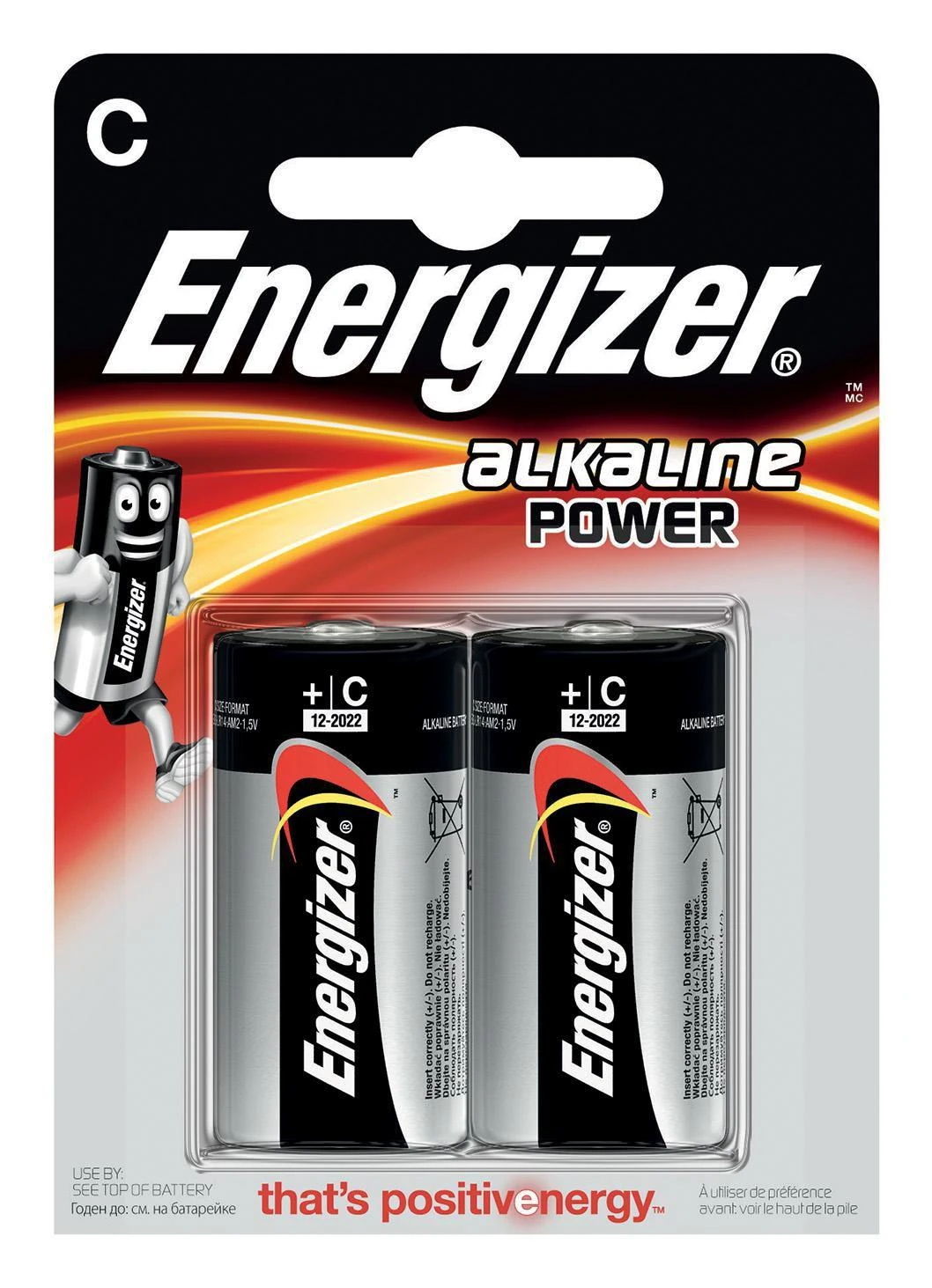 ENERGIZER baterijos LR14 C, blister*2