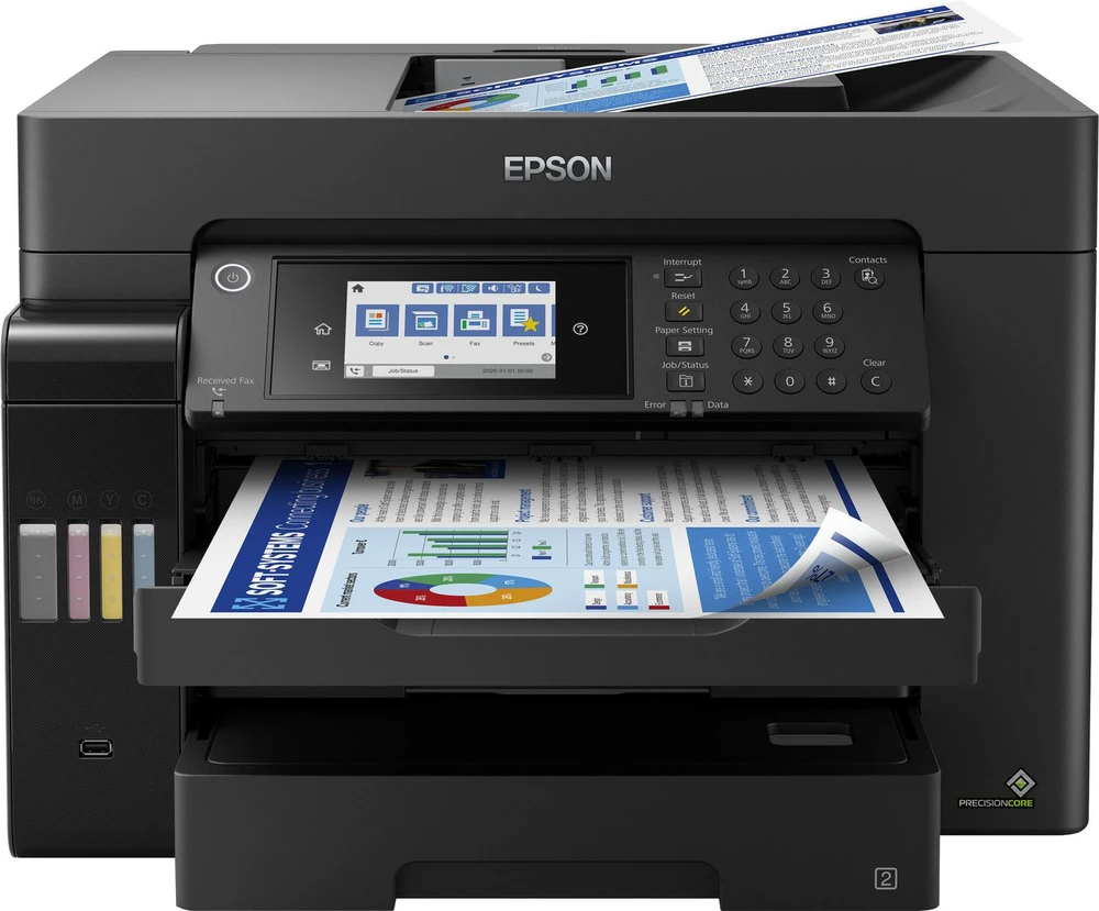 Spausdintuvas Epson – ET-16655 A3+ daugiafunkcis EcoTank, USB, LAN, Wi-Fi