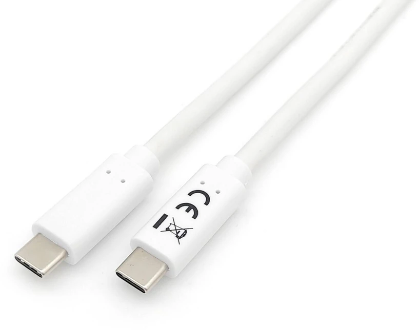 USB kabelis Equip USB-C - USB-C 2 m Balta (128362)