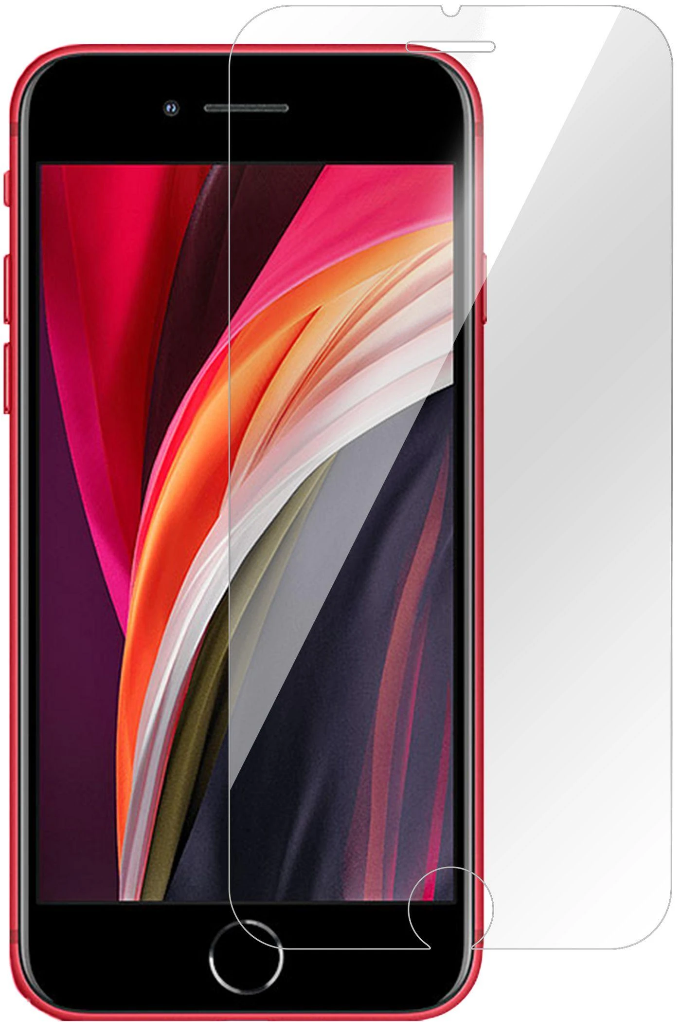 eStuff Stiklinis apsauginis ESTuff TitanShield iPhone SE 2 genas.