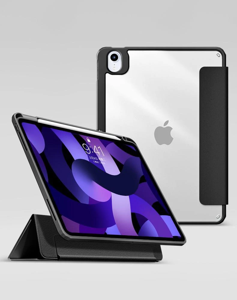 Dėklas na tablet eStuff eSTUFF ES68202151-BULK etui na tablet 27,7 cm (10.9'') Folio Juodas