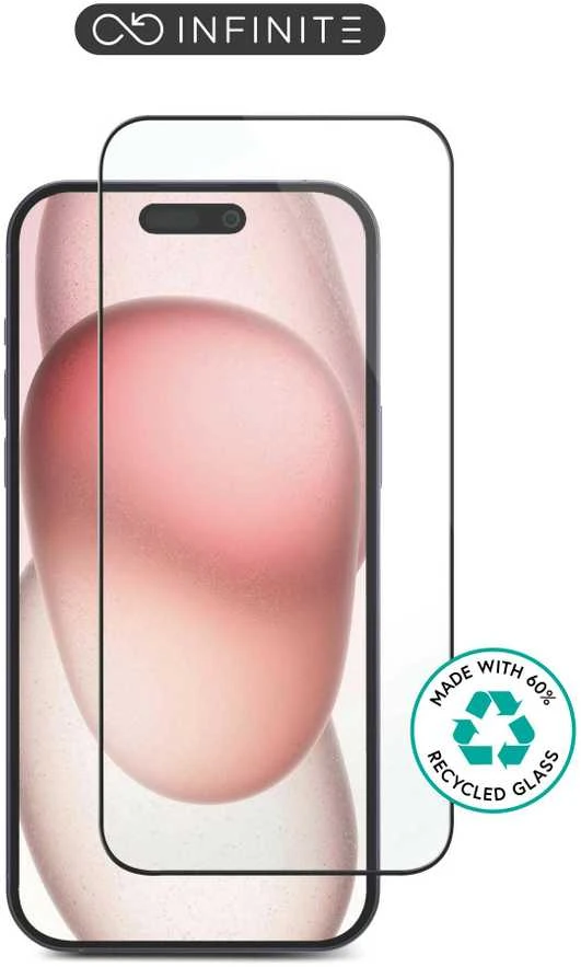 eSTuff INFINITE Titan Shield ekrano apsauga Apple iPhone 16 Pro, pilnai apsaugotas