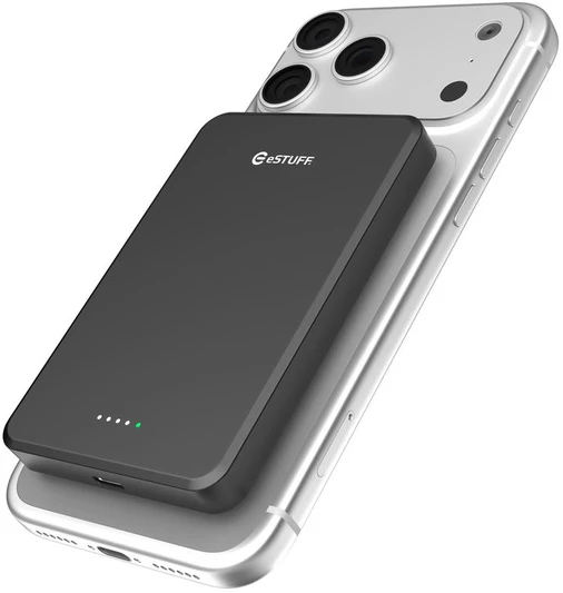 Powerbank eStuff ES641101 Magnetic 10000 mAh Juodas (ES641101)