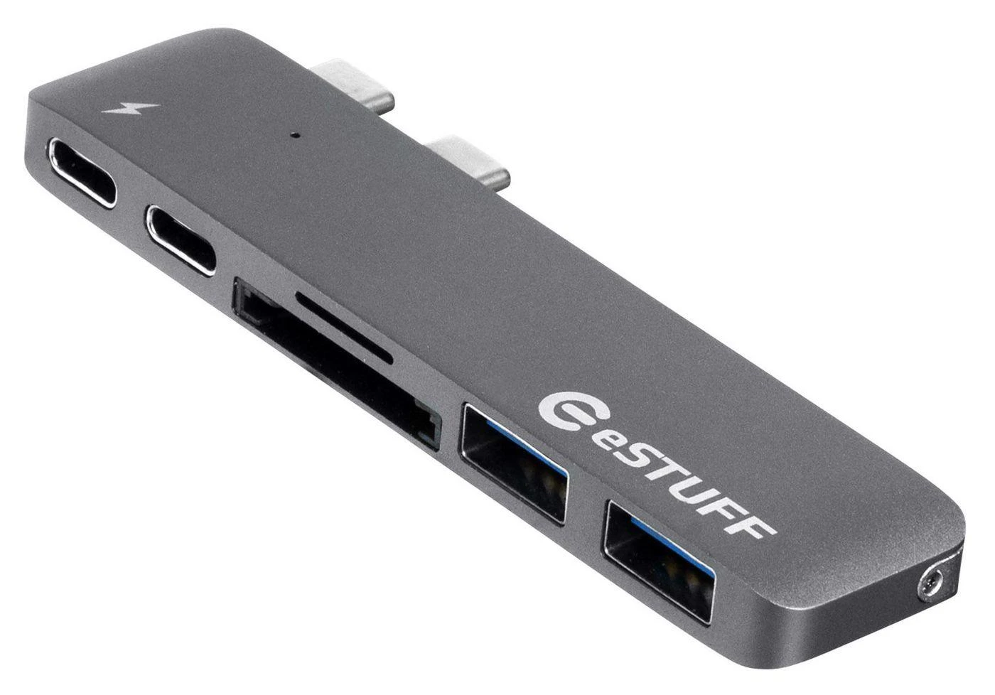 eSTUFF USB-C adapteris MacBook Pro su SD skaitytuvu