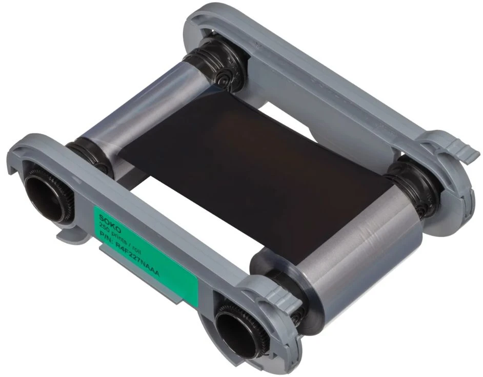„Evolis“ juostelė „BlackFLEX Primacy2“, skirta 1000 vienspalvių kortelių – juostelės kasetė