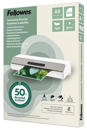 Fellowes Fellowes 100143440 laminavimo plėvelė 100 vnt.
