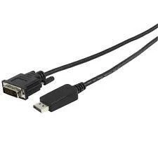 Fujitsu DisplayPort – DVI-D adapterio laidas 0.4m