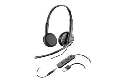 Plantronics Poly BLACKWIRE,C3225 USB-A Poly USB-A Ausinės Su mikrofonu Juodas USB Type-A su laidu