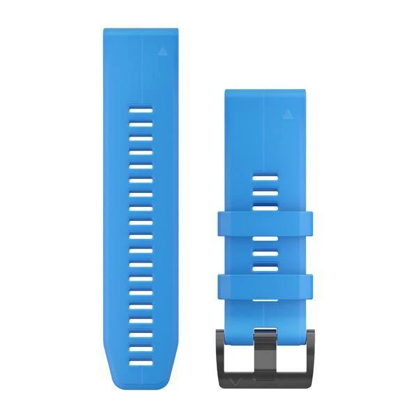 Išmaniojo laikrodžio Garmin greitai atsegmas silikoninis dirželis, Mėlynos spalvos, 26mm