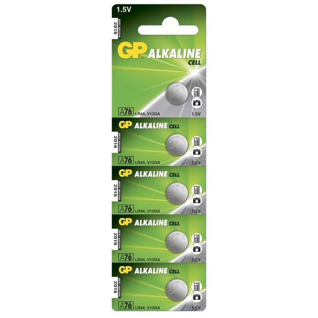 GP Battery GP ALKALINE BUTTON CELL LR44 LR44, Single-use battery,