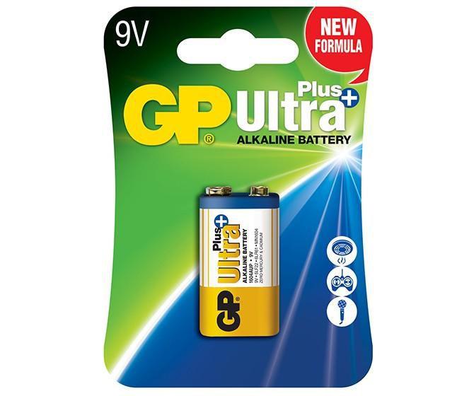 GP Bateria Ultra+ 9V Block 1 vnt.