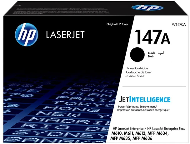 Hewlett Packard (HP) HP 147A (W1470A) Lazerinė kasetė, Juoda