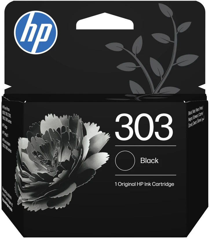 Hewlett Packard (HP) HP No.303 Kasėčių rinkinys (3YM92AE), juoda ir trispalvė kasetė