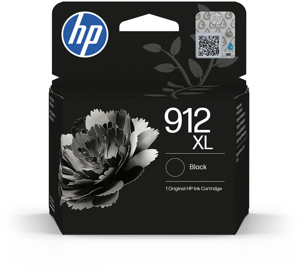 Hewlett Packard (HP) HP 912XL didelio našumo juodas rašalas