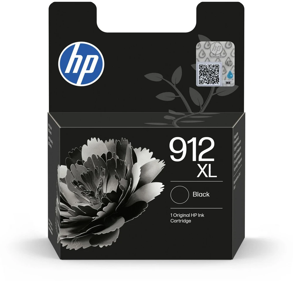 Hewlett Packard (HP) HP 912XL didelio našumo juodas rašalas