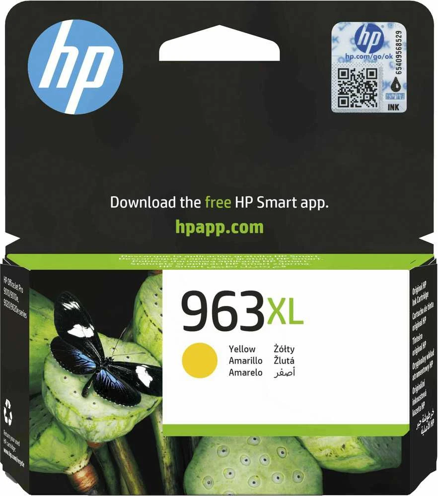 Hewlett Packard (HP) HP 963XL didelio našumo Geltona originali rašalo kasetė