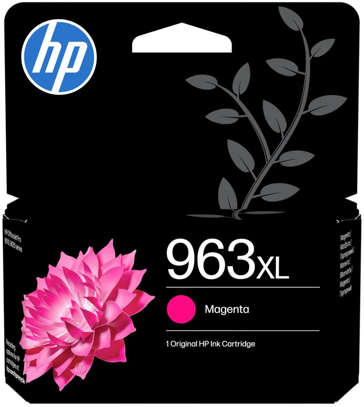 Hewlett Packard (HP) HP 963XL (3JA28AE) Rašalinė kasetė, Purpurinė