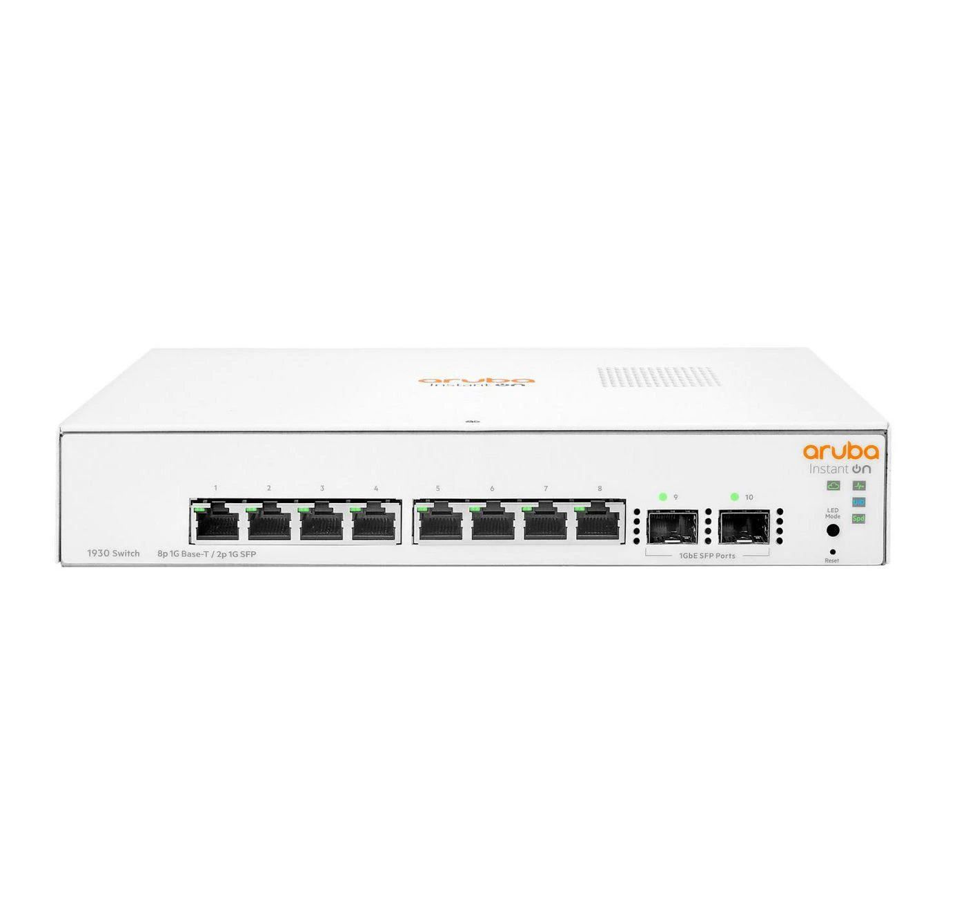 Šakotuvas „Hewlett Packard“ (HP) „Aruba Instant On 1930 8G 2SFP“ komutatorius