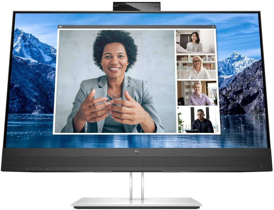 Monitorius HP E27m G4 QHD USB-C Conferencing Monitor/IPS/QHD (2560 x 1440)/300 nits/web cam 5MP/Speakers 2 x 5 W  (40Z29AA)