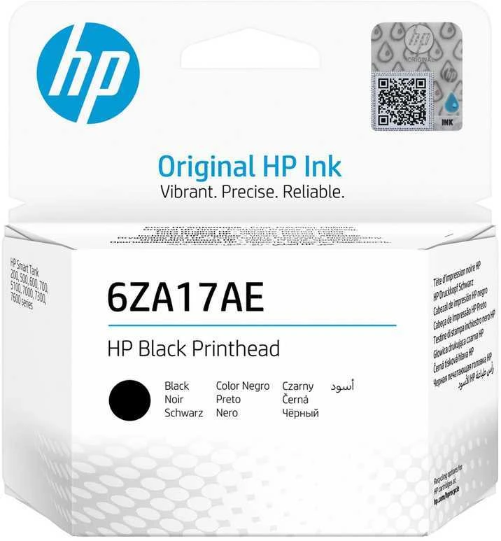 Hewlett Packard (HP) HP 6ZA17AE Rašalinė spausdinimo galvutė, Juoda