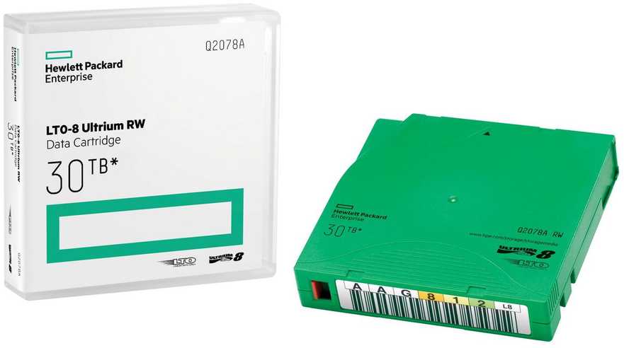 Srautinis modelis HP LTO-8 Ultrium Data Cartridge