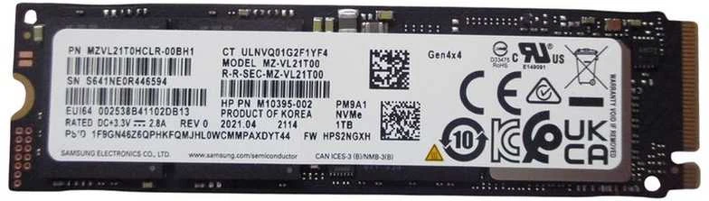 Hewlett Packard (HP) Atmintis do laptopa HP M16560-001 1 TB PCIe 4.0 x4 NVMe