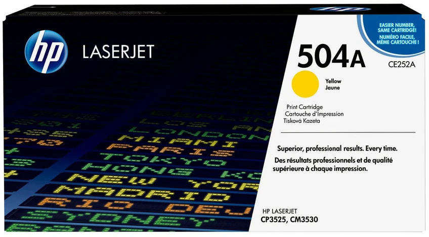 Hewlett Packard (HP) „HP Color LaserJet CP3525/CM3530 Geltona“ spausdinimo kasetė (7 000 puslapių)
