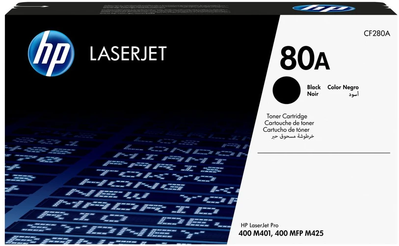 Hewlett Packard (HP) HP 80A Juodas Toneris Cartridge, 2700 pages, for LaserJet Pro 400 M425 Series